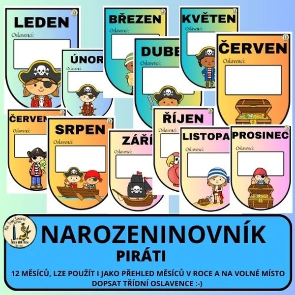 Narozeninovník PIRÁTI