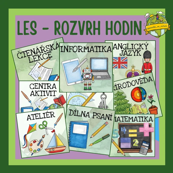 LES - rozvrh hodin
