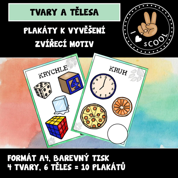 Tvary a tělesa - zvířátka