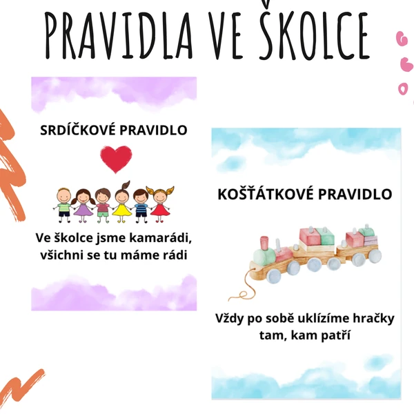 Pravidla ve Školce