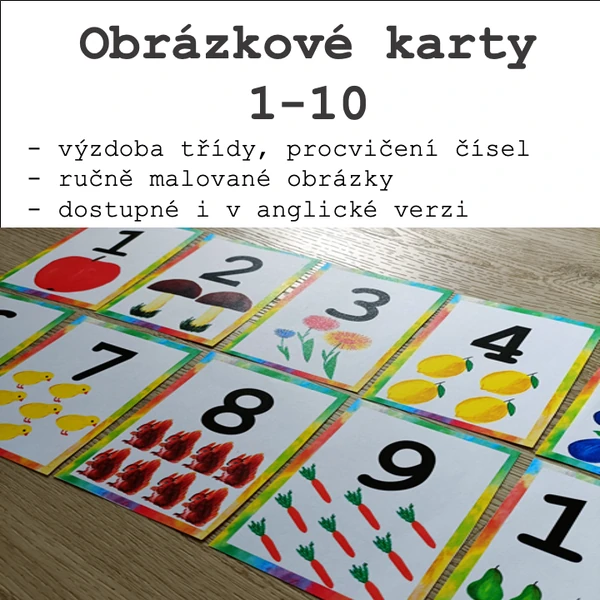 Obrázkové karty 1 - 10