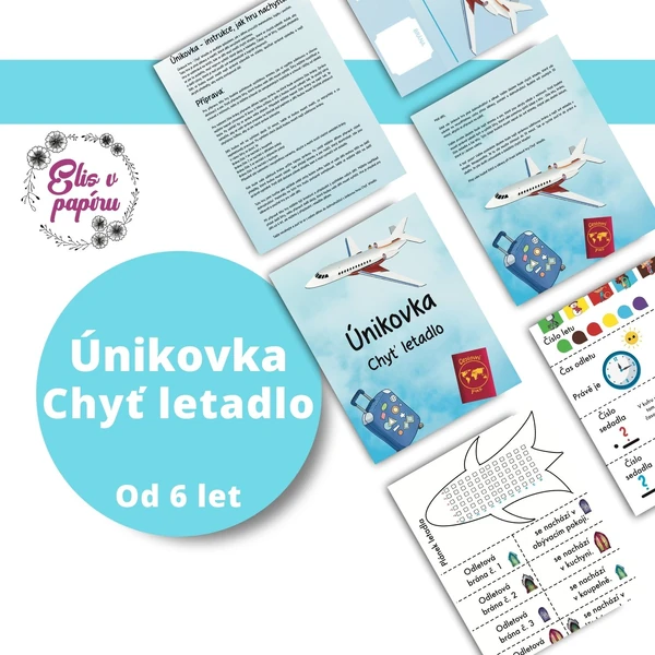 Úniková hra: Chyť letadlo
