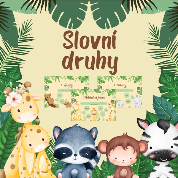 Slovní druhy - SAFARI