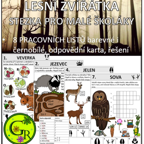 ZVÍŘÁTKA V LESE - stezka