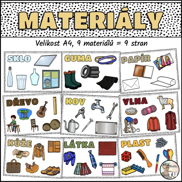 Materiály - boho design