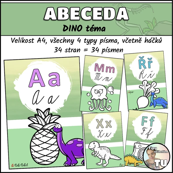 Abeceda - dino téma