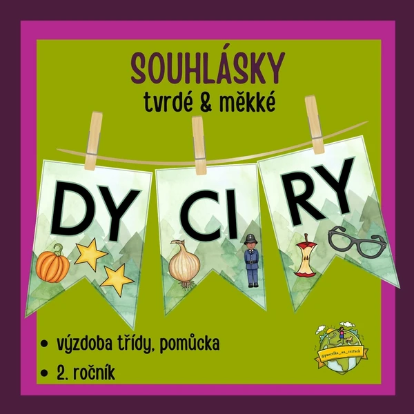 🌲 LES - Souhlásky tvrdé & měkké
