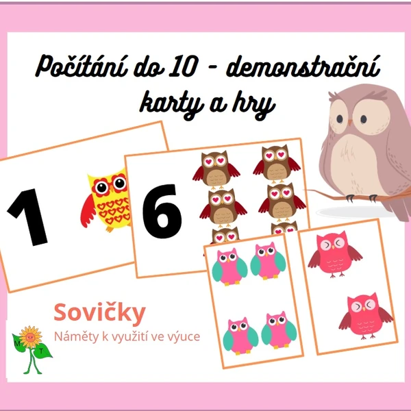 Sovičky - demonstrační karty a hry do 10