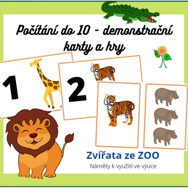 ZOO - Počítáme do 10 (výzdoba + hry)