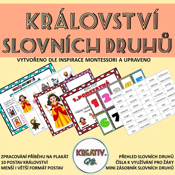 KRÁLOVSTVÍ SLOVNÍCH DRUHŮ