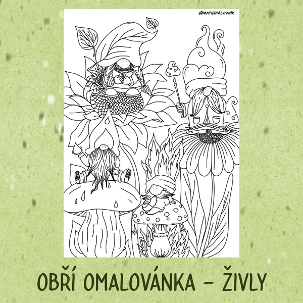 Živly - Obří omalovánka