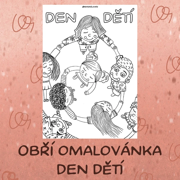 Obří omalovánka - Den dětí