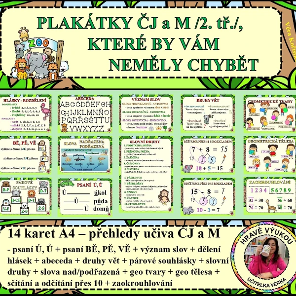 PLAKÁTKY /2. tř./, KTERÉ BY VÁM NEMĚLY CHYBĚT – ZOO