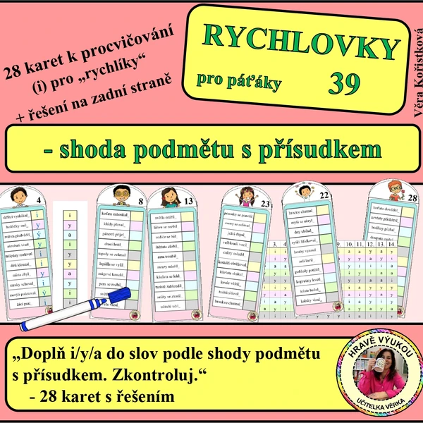 RYCHLOVKY 39 – SHODA PODMĚTU S PŘÍSUDKEM