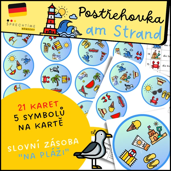 Postřehovka AM STRAND (na pláži)