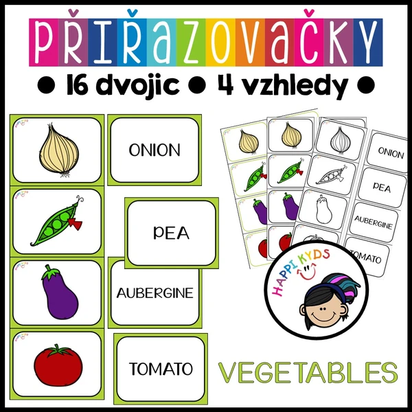 Přiřazovačky - VEGETABLES