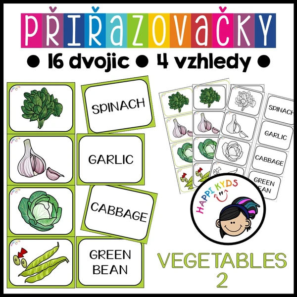 Přiřazovačky - VEGETABLES 2