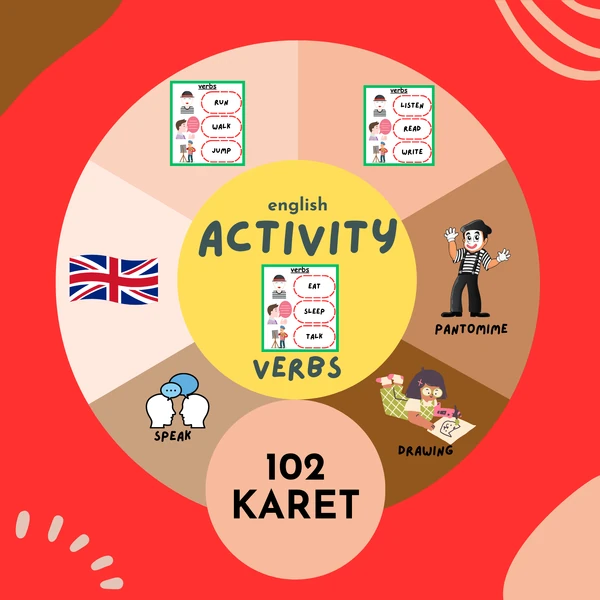 ACTIVITY - VERBS (102 CARDS)