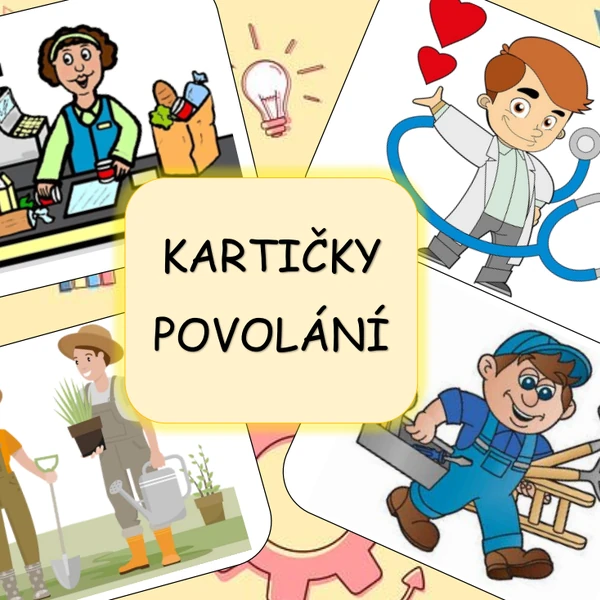 Povolání - kartičky 