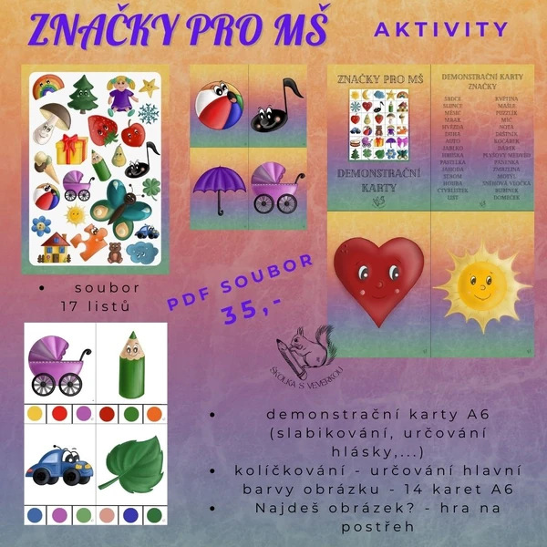 ZNAČKY PRO MŠ - AKTIVITY