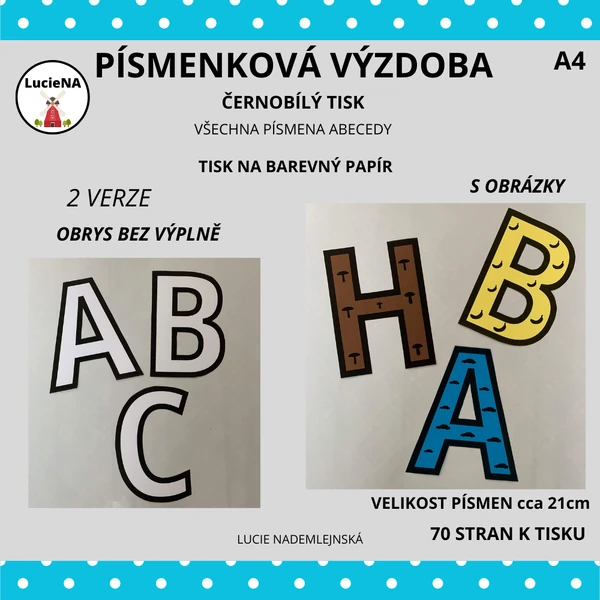 PÍSMENKOVÁ VÝZDOBA