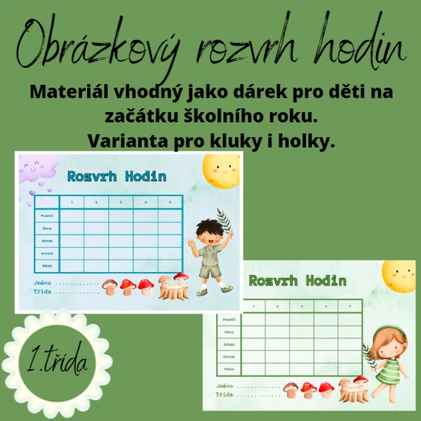 Promo materiál zdrama - Rozvrh hodin