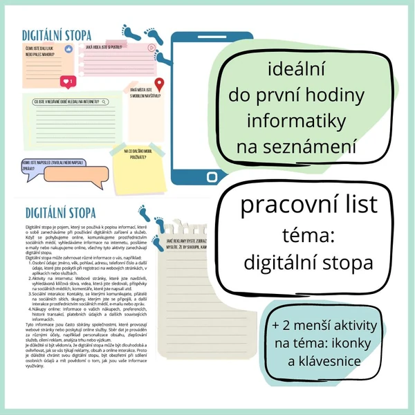 Digitální stopa I. - 1. stupeň
