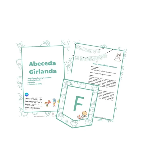 Abeceda, girlanda