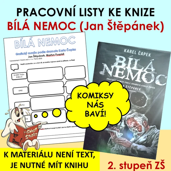 Čtenářské listy - Bílá nemoc - komiks
