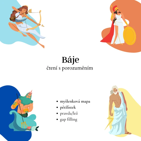Báje a mýty - čtení s porozuměním