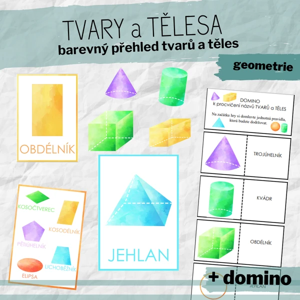 Přehled tvarů a těles 