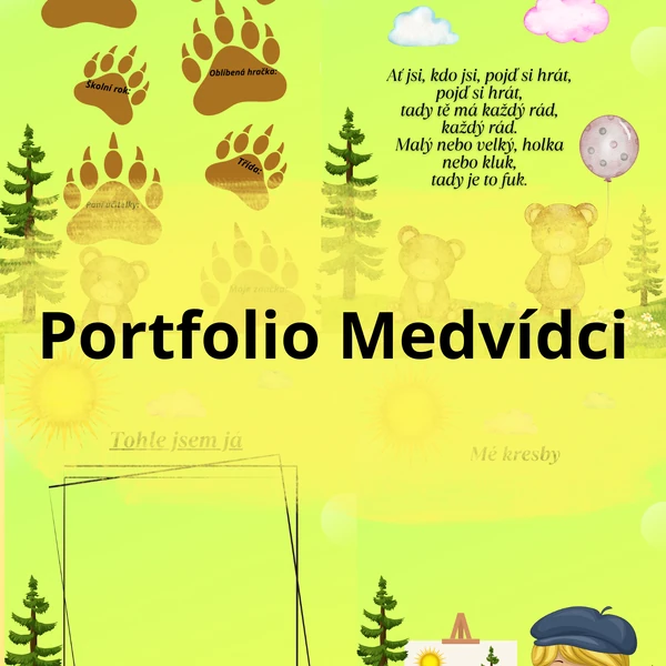 Poprvé ve školce - portfolio Medvídci