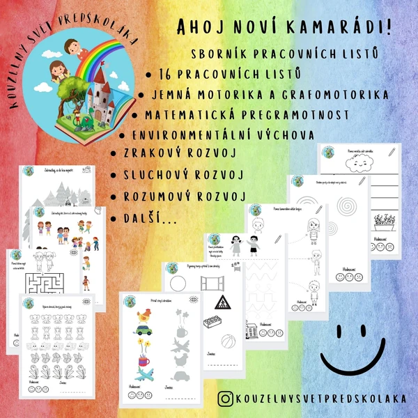 Ahoj noví kamarádi! - příprava září - sborník pracovních listů