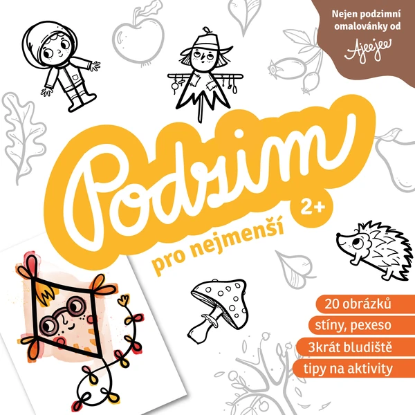 Podzim - omalovánky, bludiště a další aktivity pro nejmenší