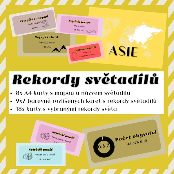 Rekordy světadílů 