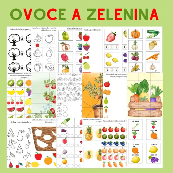 OVOCE A ZELENINA