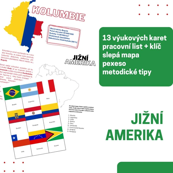 Jižní Amerika - kompletní zvýhodněný balíček