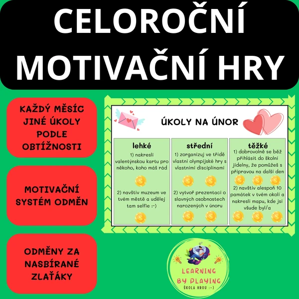 CELOROČNÍ MOTIVAČNÍ HRA