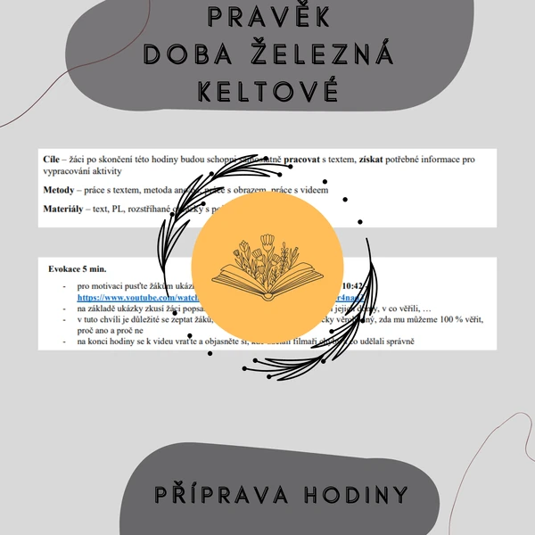 Plán hodiny - Doba železná, Keltové