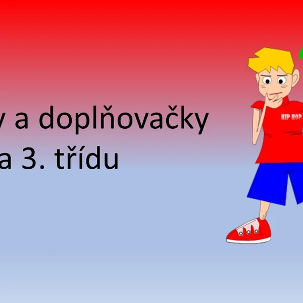 Diktáty a doplňovačky pro 2. a 3. třídu