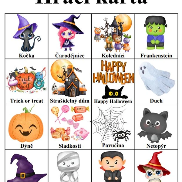 Bingo - Halloween