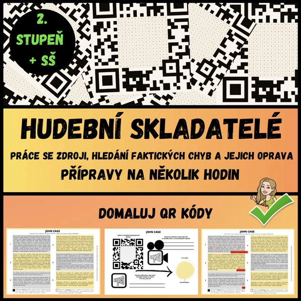 Hudební skladatelé - QR kódy
