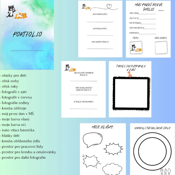 Portfolio kočky, kocouři, koťata