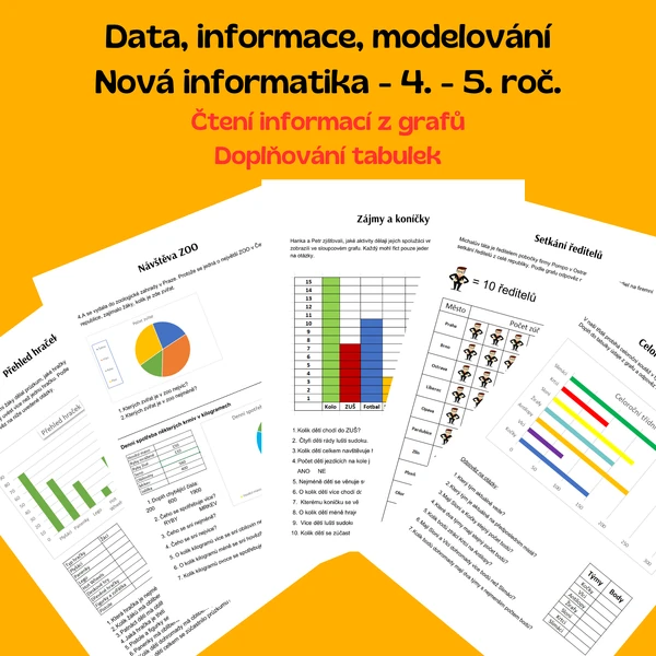 Data, informace, modelování - 4. - 5. ročník