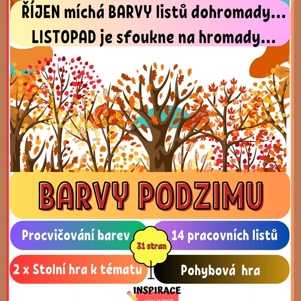 Soubor aktivit ŘÍJEN / LISTOPAD 🍃🍁🍂