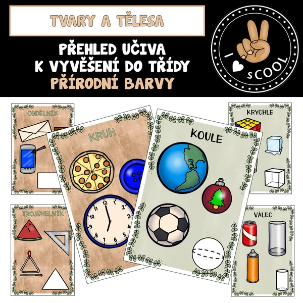 Tvary a tělesa - přírodní výzdoba