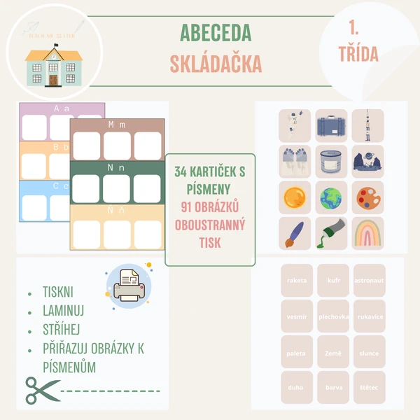 Abeceda - skládačka