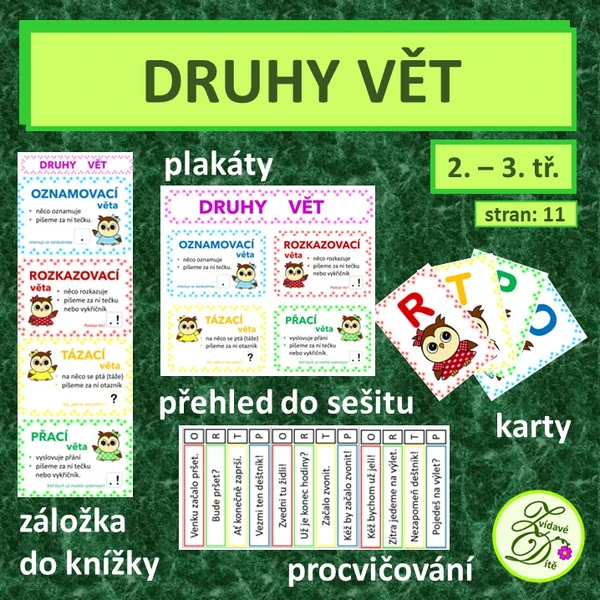Druhy vět - sova