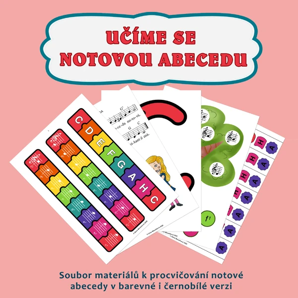 Učíme se notovou abecedu