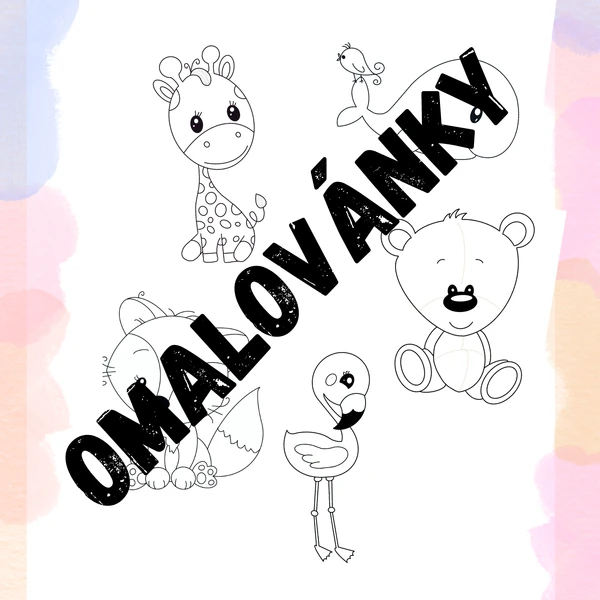 Zvířecí omalovánky